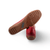 Fenja Red Leather Flat