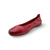 Fenja Red Leather Flat