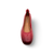 Fenja Red Leather Flat