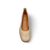 Fenja Sand Leather Flat