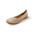 Fenja Sand Leather Flat
