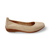 Fenja Sand Leather Flat