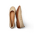 Fenja Sand Leather Flat