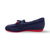 Neve Navy Knit Fabric Loafer