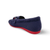 Neve Navy Knit Fabric Loafer