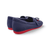Neve Navy Knit Fabric Loafer