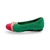 Noelle Green/Pink Knit Fabric Flat