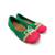 Noelle Green/Pink Knit Fabric Flat