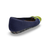 Noelle Navy/Green Knit Fabric Flat