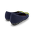 Noelle Navy/Green Knit Fabric Flat