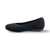Niki Black Knit Fabric Flat
