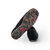 Niki Black Knit Fabric Flat