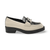 Plasma Bone & Black Loafer