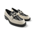 Plasma Bone & Black Loafer