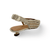 Woven Gold Leather Slingback