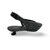 Woven Black Leather Slingback