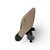 Woven Black Leather Slingback
