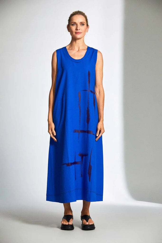 S25187 Eletric Navy Dress