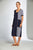 S25155 Navy White Dress