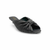 Curfew Black Leather Slide