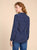 440435 Sophie Navy Organic Cotton Shirt