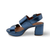 Camera Blue Metallic Sandal