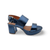 Camera Blue Metallic Sandal