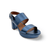Camera Blue Metallic Sandal