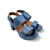 Camera Blue Metallic Sandal
