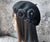 Betty Flower Beret Black