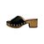 D8831 Black Clog Sandal