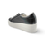 MAYA Black Lace Up Trainer