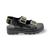 Cipher Black Leather Sandal