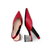 Chista Red & Black Slingback Pump