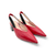 Chista Red & Black Slingback Pump