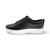 Rally Black Leather Sneaker