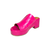 Gwen Fuchsia Patent Slide