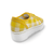 Lizzie Yellow Tartan Platform Sneaker