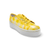 Lizzie Yellow Tartan Platform Sneaker