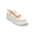 Right side view of Sneak Away Beige Rose sneaker