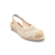 Off white  woven slingback espadrille