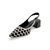 377005 Black Off White Slingback