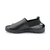 Tame Black Elastic Back Leather Sandal
