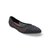 Black woven flat 