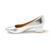 739015 Silver Block Heel Pump