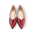 Masana Red Patent Block Heel Pump