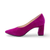 Masana Orchid Suede Block Heel Pump