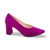 Masana Orchid Suede Block Heel Pump