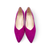 Masana Orchid Suede Block Heel Pump