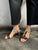 Machil Grey Lucite T-Strap Sandal